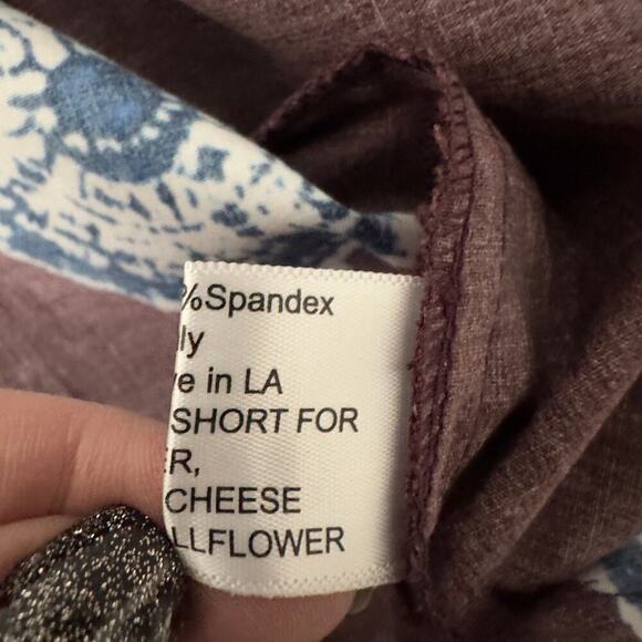 NWTs Never A Wallflower  Button Front Elastic Collar Shirt Dress (S) - Picture 15 of 15